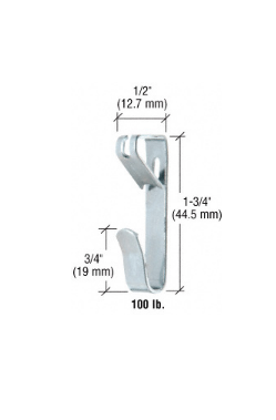 CRL 100 Pound Picture Hangers - Bulk (100) Pack - 47980