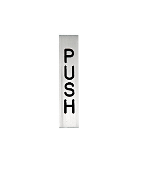CRL Brushed Stainless 4-1/2" Push Indicator - 4EPBSPU