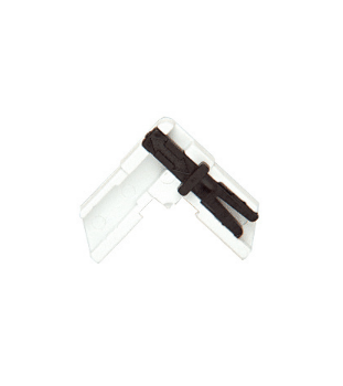 CRL White Screen Corner with Slide Lock - 20/Pk - PL16404