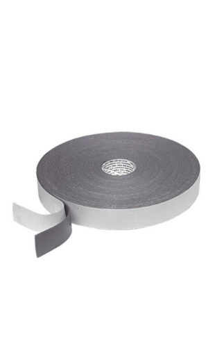 CRL Gray 1/8" x 2" Single Sided Foam Glazing Tape - 74418X2GRY