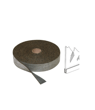 CRL 3/32" Cork and Rubber Tuff-Pak Glass Setting Tape - 820