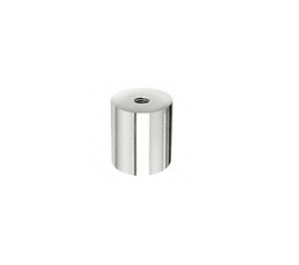 CRL Polished Stainless Clad Aluminum Standoff Base 1-1/2" Diameter by 1" Long - ACSB1121PS