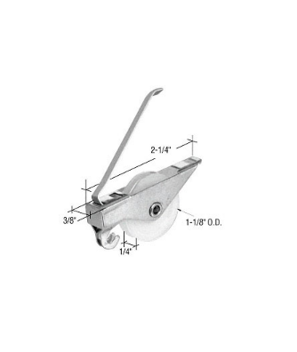 CRL 1-1/8" Nylon Screen Roller Assembly - AG209