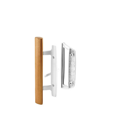 CRL Wood/White Mortise - Style Handle 3-15/16" Screw Holes - C1128