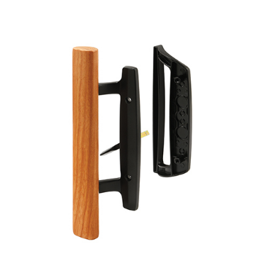 CRL Wood/Black Mortise-Style Handle 3-15/16" Screw Holes - C1131