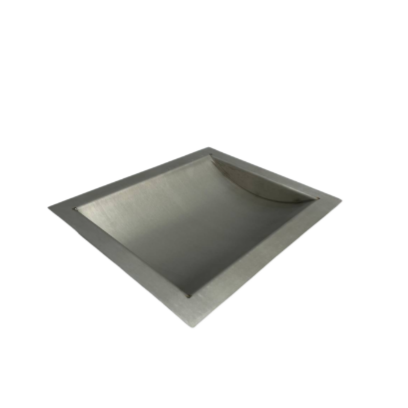 CRL Polished Stainless Steel 12" Wide x 10" Deep x 1-9/16" High Standard Drop-In Deal Tray - CTD12