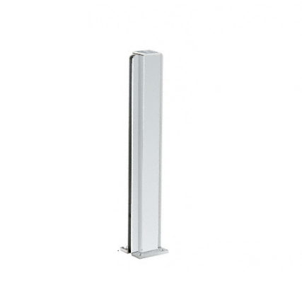 CRL Satin Anodized Standard 24" Center Partition Post - D990A24C