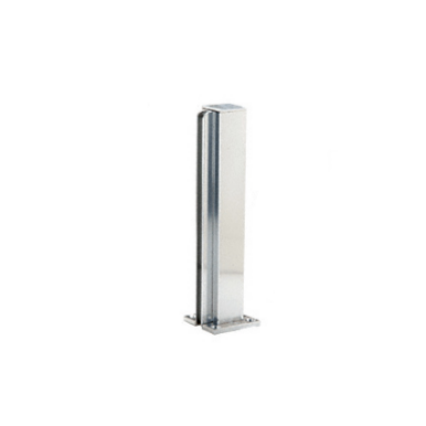 CRL Brite Anodized 12" End Design Series Partition Post - D990BA12E