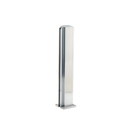 CRL Brite Anodized 18" Center Design Series Partition Post - D990BA18C