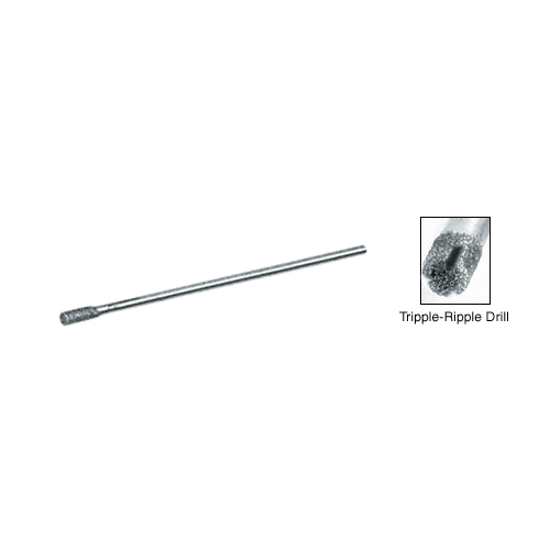 CRL 1.1 mm Triple Ripple Diamond Drill - 6 pack - TRD116