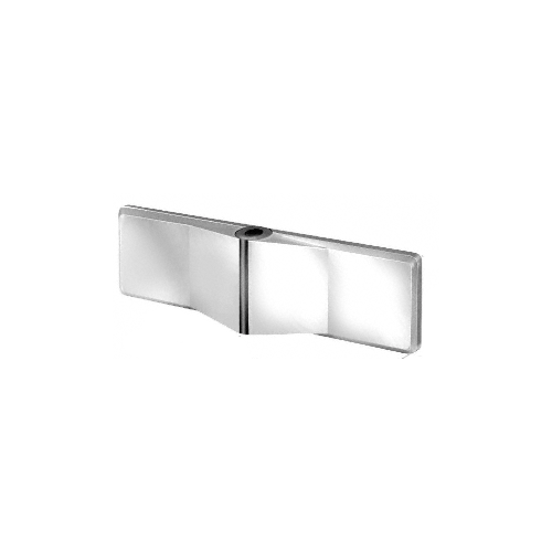 CRL Polished Stainless UV Bonded Glass-to-Glass Hinge - UVHG1PS