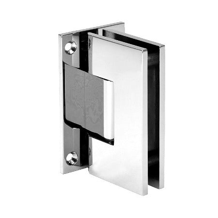 CRL Vienna 037 Series Chrome Wall Mount Shower Door Hinge with Internal 5 Degree Pin - V1E537CH