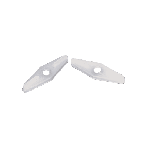 Double Flush Screen Clips, White Nylon [100 pack] - WSC375