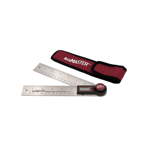 FHC AccuMASTER™ Digital Protractor Angle Finder And Ruler 7" Stainless Steel Blade - AM7455