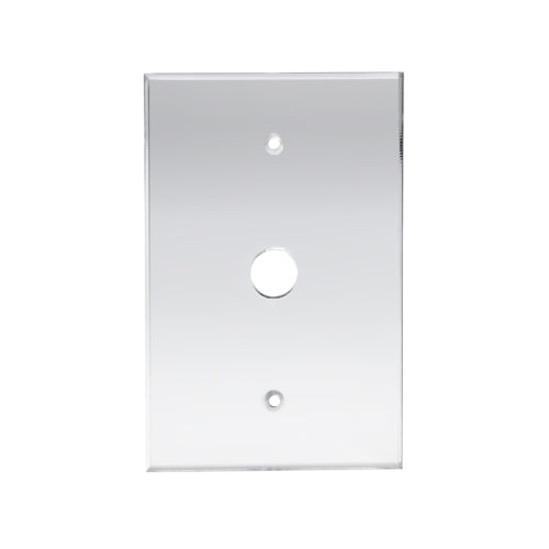FHC Clear Small Telephone 5/8" Hole Acrylic Mirror Plate - AMP113
