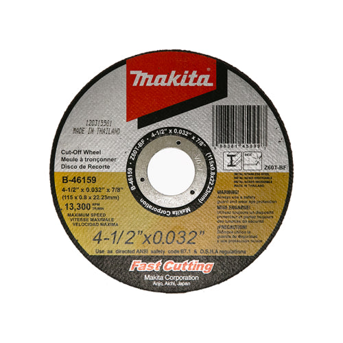 FHC Makita 4-1/2" Ultra Thin Cut-Off Wheels - B46159