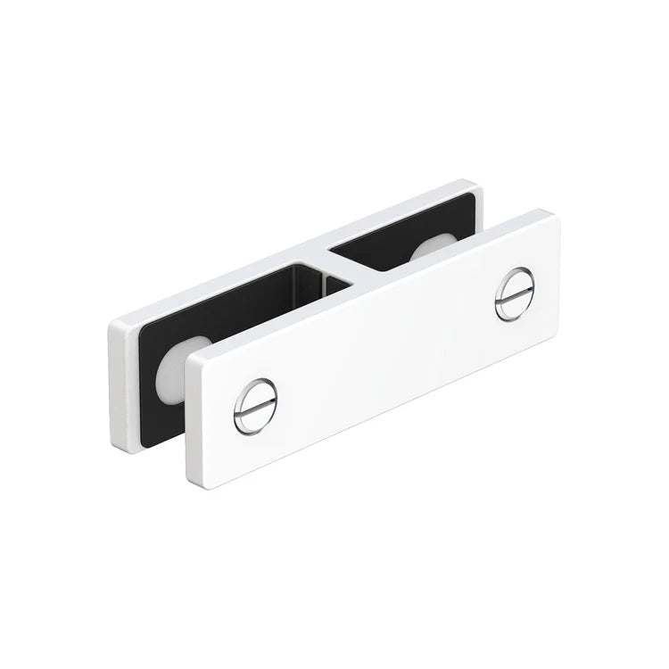 HERCULES - Single Hole 180 Degree Glass to Glass Stainless Steel Stiffener Bracket