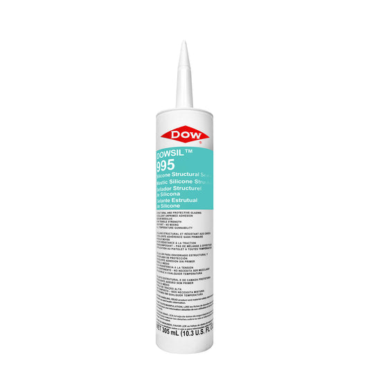 Dow Corning 995 Silicone Structural Sealant (Cartridge) - White - DOWSIL 995WH