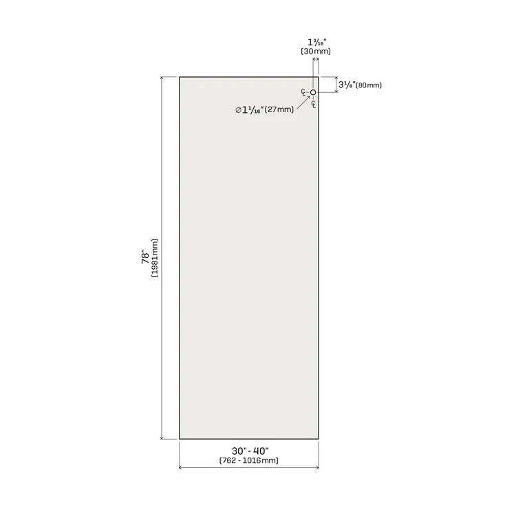 Slider Return Panels - Clear 90 Degree Slider Return Panel (Round Hardware)