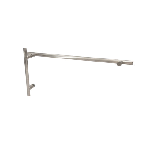 FHC 6" x 18" Ladder Pull/Towel Bar Combo [1/4" to 1/2" Glass]