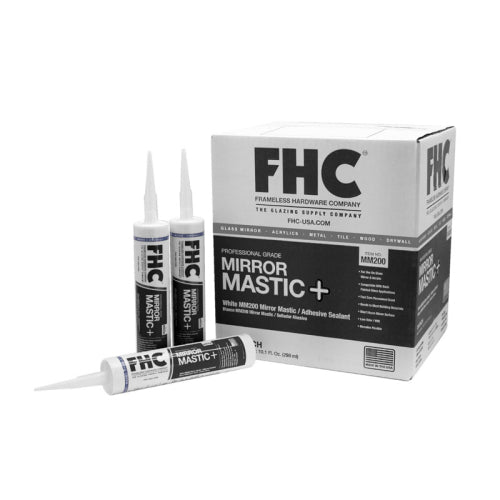 FHC Mirror Mastic + Plus - 10.1 Fl oz. Cartridge - White – Home