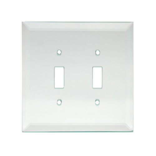 FHC Clear Double Toggle Glass Mirror Plate - MP8C