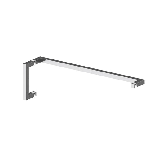 HAEDUS 6" Square Tubing Pull Handle and 22" Towel Bar Combination