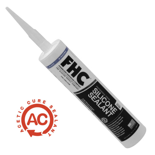 FHC S150 Series Acetic Cure Silicone Sealant - Aluminum Cartridge -S150AL