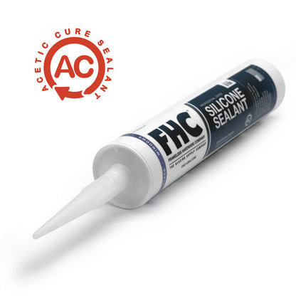 FHC S150 Series Acetic Cure Silicone Sealant - Black Cartridge - S150BL