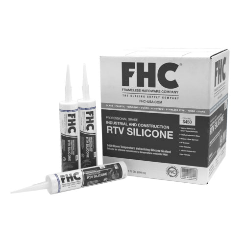 FHC S450 Series RTV Neutral Cure Silicone - Black Cartridge - S450BL