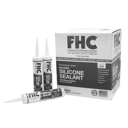 FHC S790 Series Neutral Cure Silicone Building Sealant - Black Cartridge -S790BL