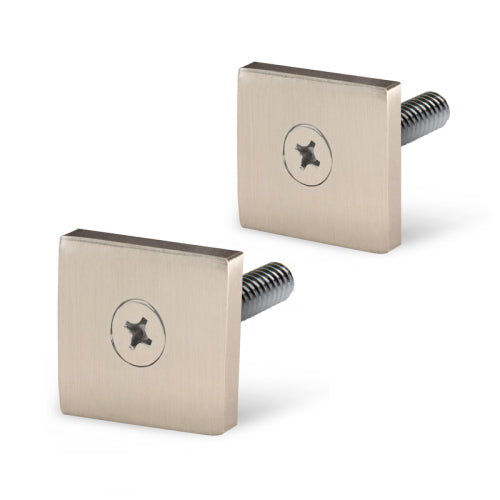 FHC Square Low Profile End Caps For Single Sided Square Towel Bars