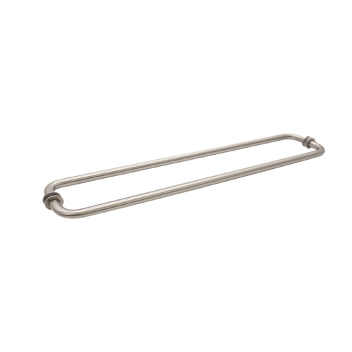 FHC 20" X 20" Tubular Towel Bar Back-To-Back [With Washers for 1/4" to 1/2" Glass]