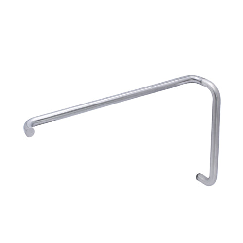 FHC 8" x 22" Tubular Pull/Towel Bar Combo [no washers - 1/4" to 1/2" Glass]