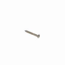 CRL 6 x 2" Oval Head Brite Nickel Plated Wood Screws [100 pack] - 6X20HNPWS