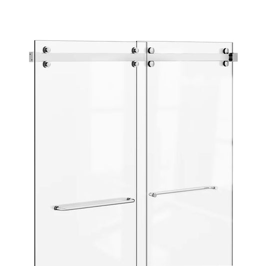 POLARIS 73" Stainless Steel Square Undrilled Sliding bypass Shower System