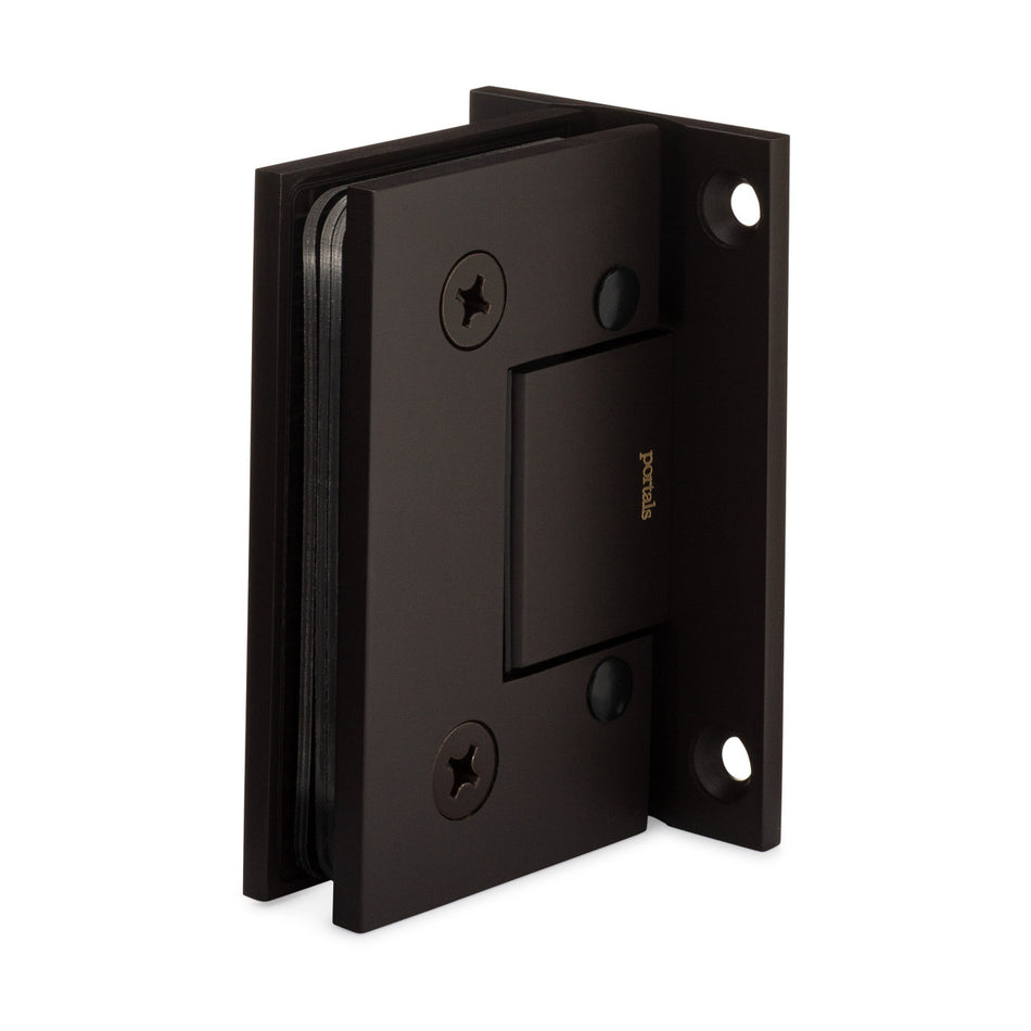 Taiga Standard Duty Adjustable 90 Degree Wall-Glass Hinge