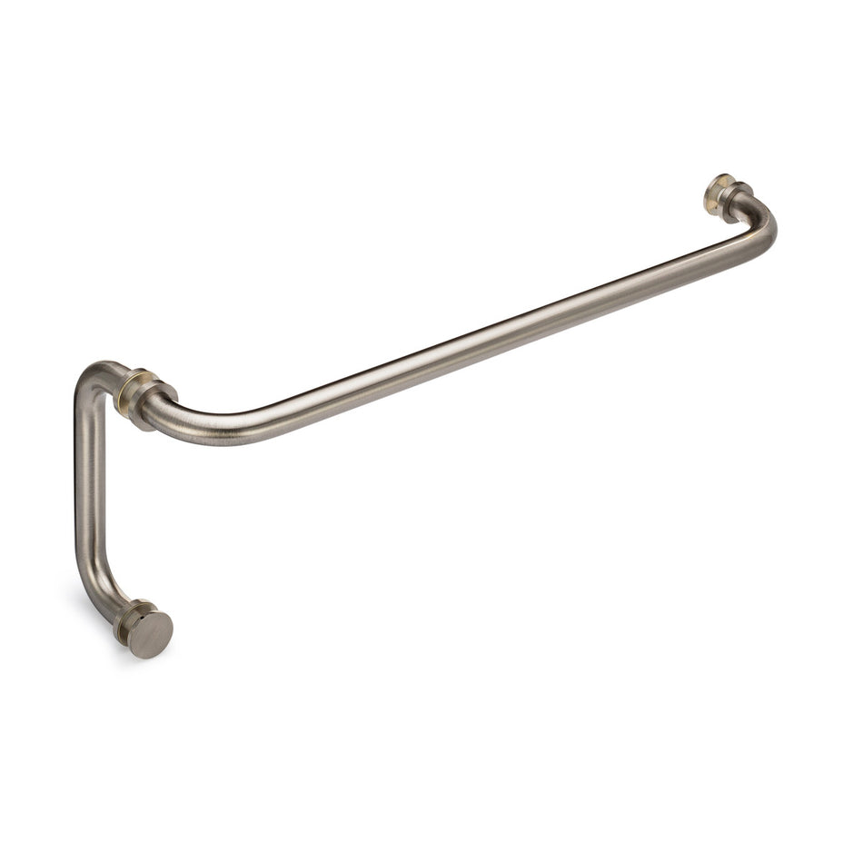 Oceana 18" C/C Towel Bar x 6" C/C Pull with Rosettes Combination