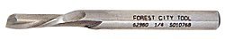 Down Spiral Single Flute Aluminum Cutting Router Bit - J40008