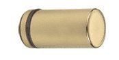 CRL Brass Cylinder Style Single-Sided Shower Door Knob - SDK212BR