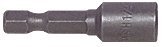 CRL 1/4" x 1-3/4" Magnetic Head Screwgun Nut Setter Socket - MDB08