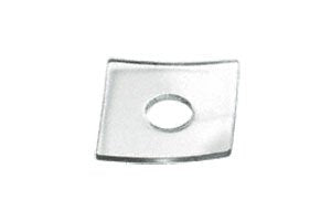 CRL 3/4" O.D. Square Clear Washer - HW061