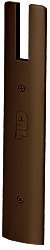 CRL Duranodic Bronze End Cap for 1/2" Glass 10" Square Wedge-Lock Door Rail - DREC10SDU