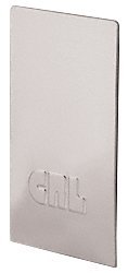 CRL Polished Stainless End Cap for L56S Series Standard Square Base Shoe - L56SECPS