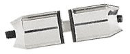 CRL Polished Stainless Finish Mid-Post for Extra Length Ladder Style Pulls- LPMPPS