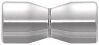 CRL Chrome Back-to-Back Bow-Tie Style Knob - SDK109CH