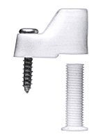 CRL White Storm Window Clamps [4 pack] - TDK10W