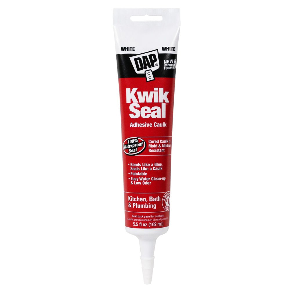 Dap KWIK Seal Kitchen and Bath Adhesive Caulk - DAP 18001