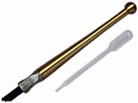 CRL Fletcher® Gold-Tip® Designer II Narrow Head Glass Cutter with Solid Brass Contour Grip Handle - 01713