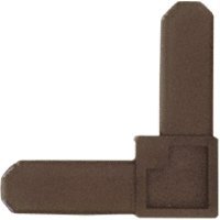 CRL 5/16" Bronze Square Cut Frame Corner [100 pack] - SWSC516BRZ